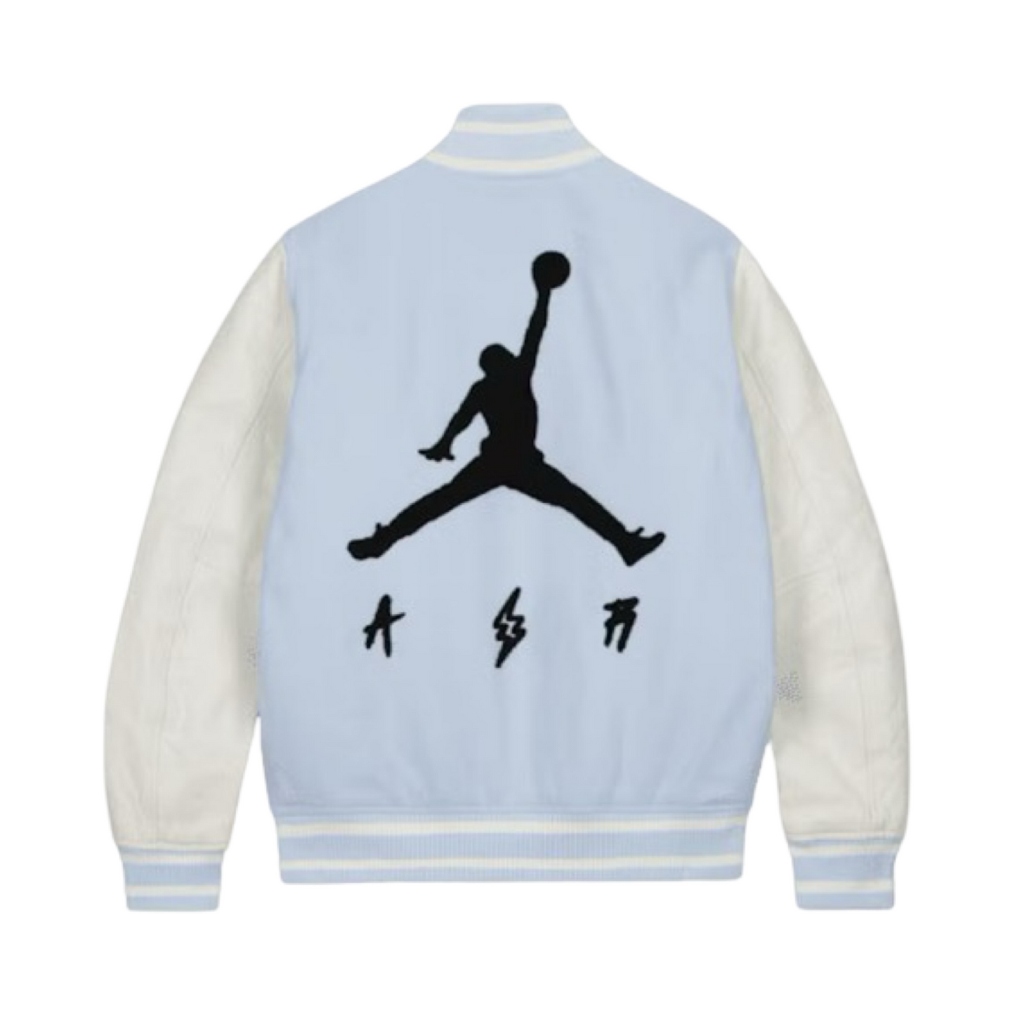 Jordan x J Balvin Varsity Jacket
White/Blue