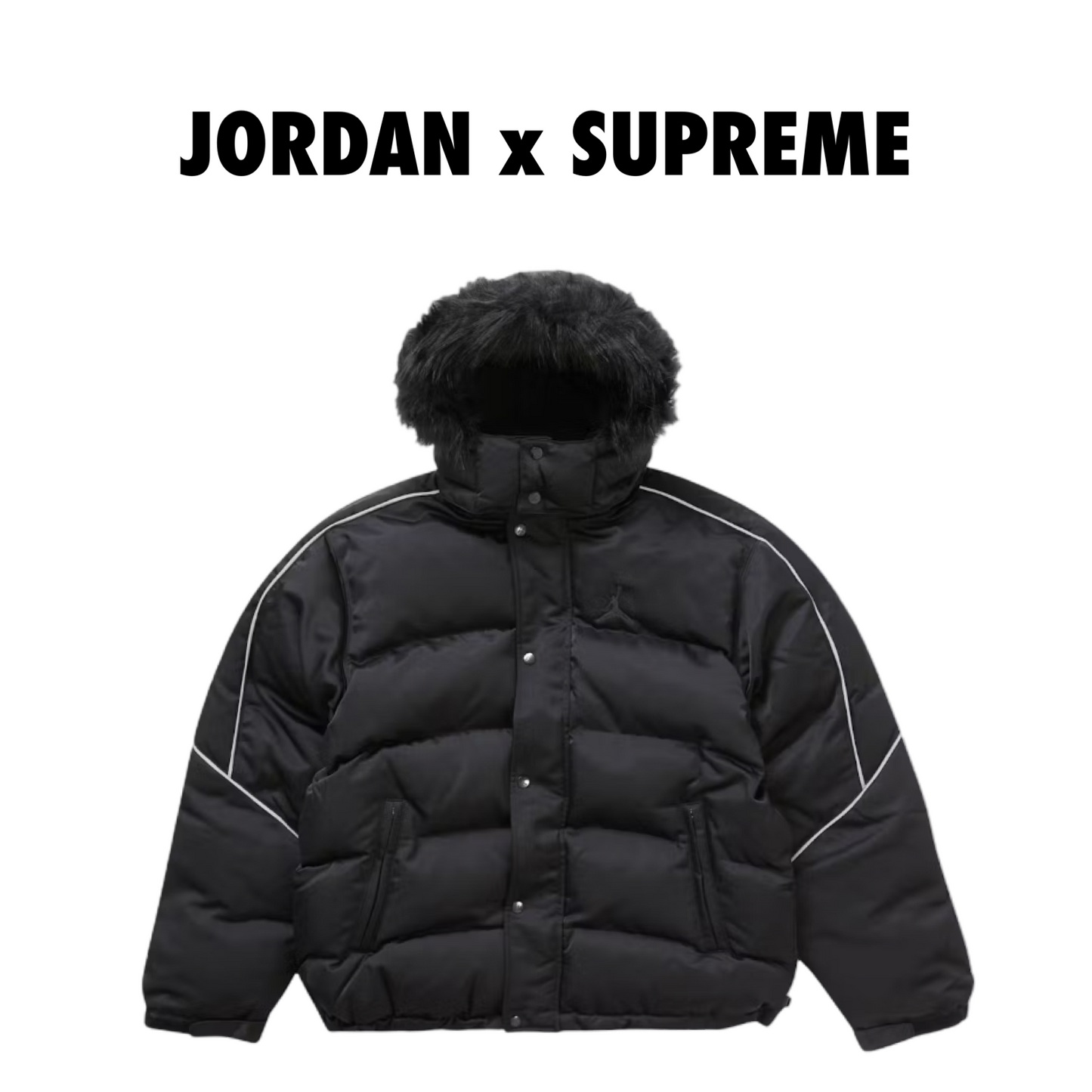 Supreme Jordan Puffer Jacket Black