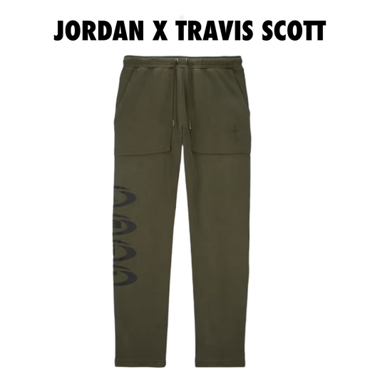 Jordan x Travis Scott Fleece Pants green