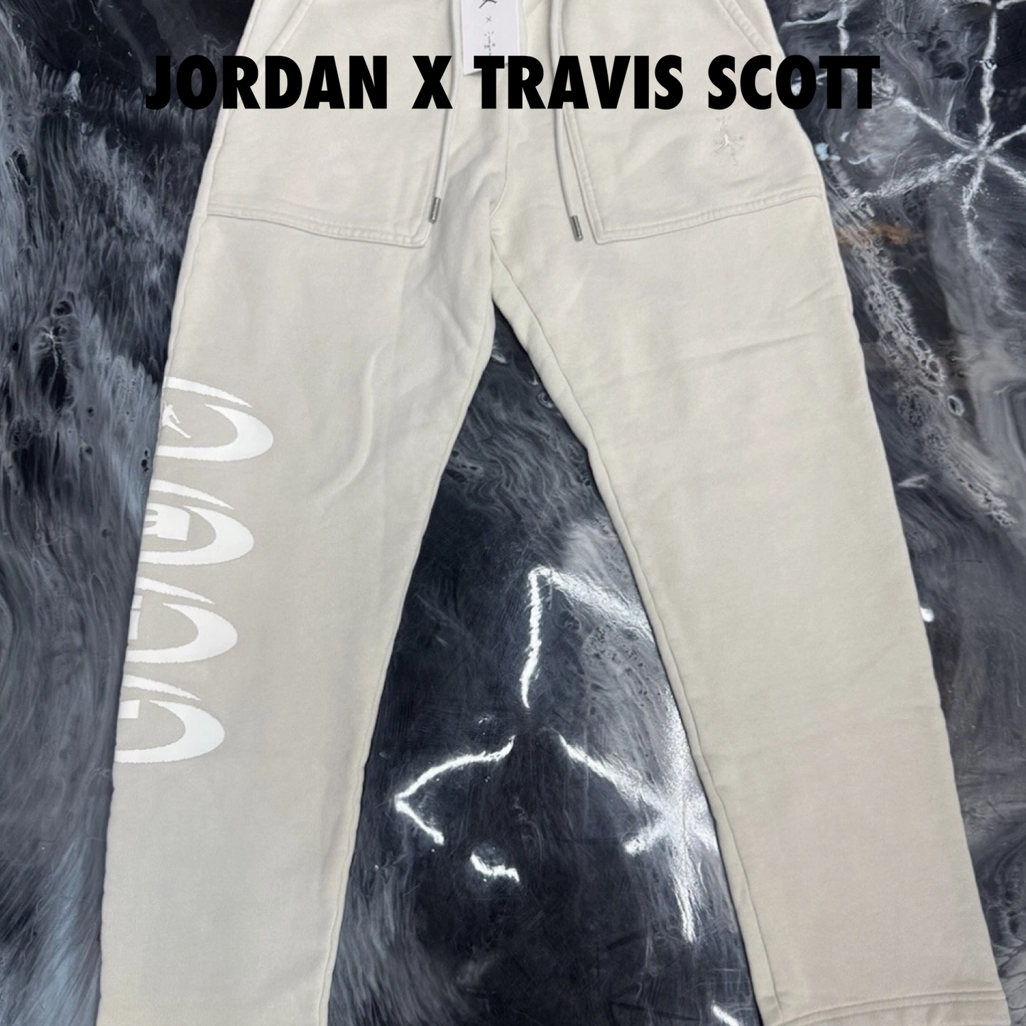 Jordan x Travis Scott Fleece Pants sail