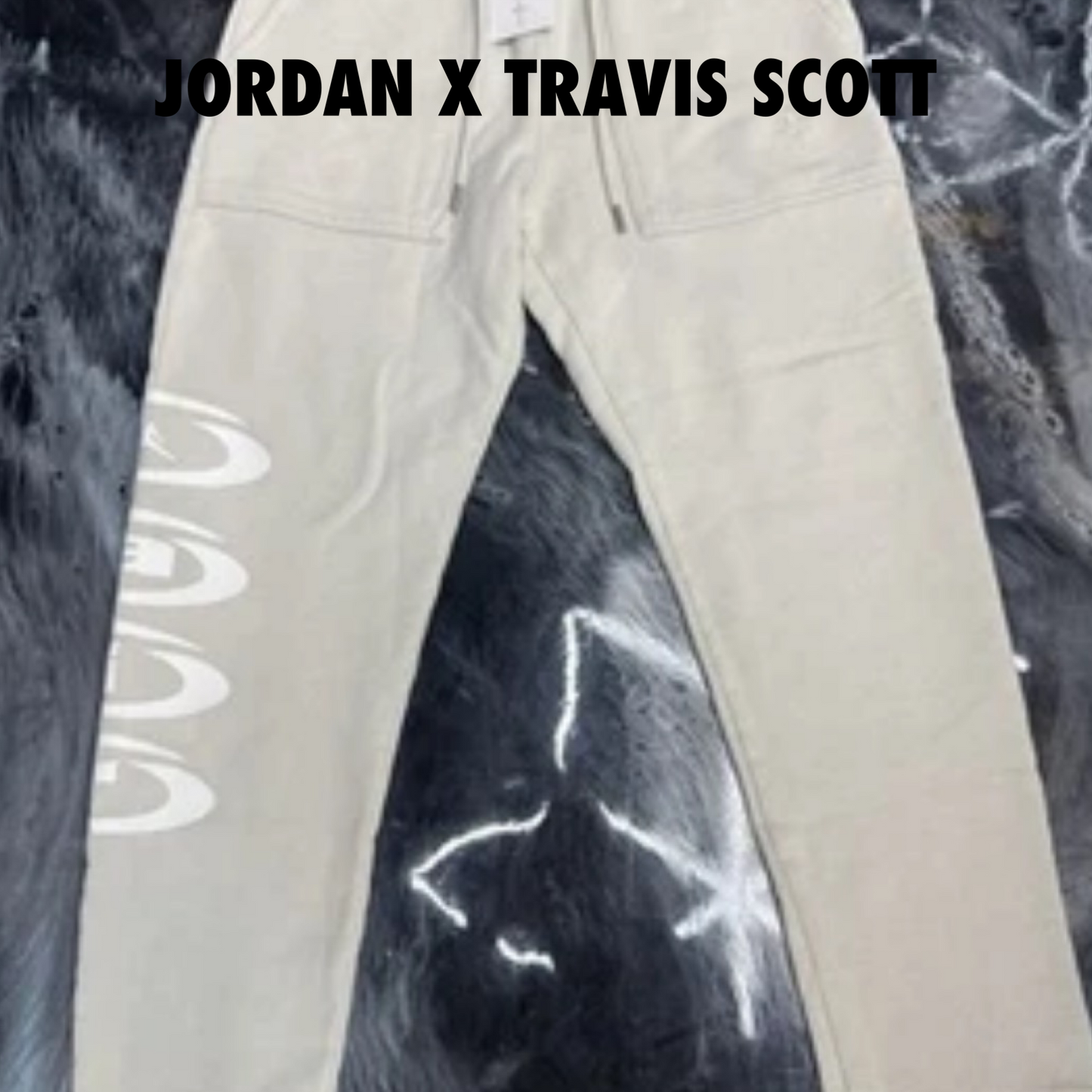 Jordan x Travis Scott Fleece Pants sail