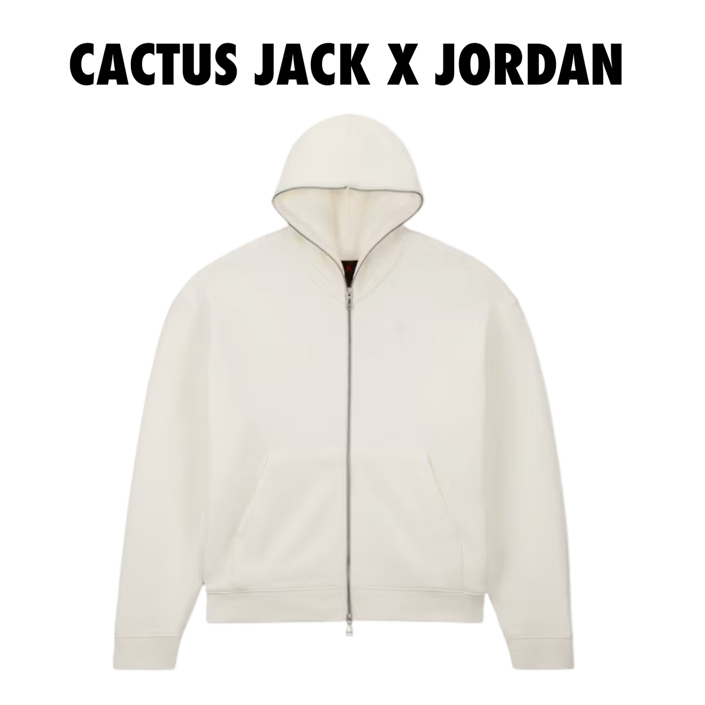 Nike Cactus Jack x Travis scott x Jordan x White Zip Up