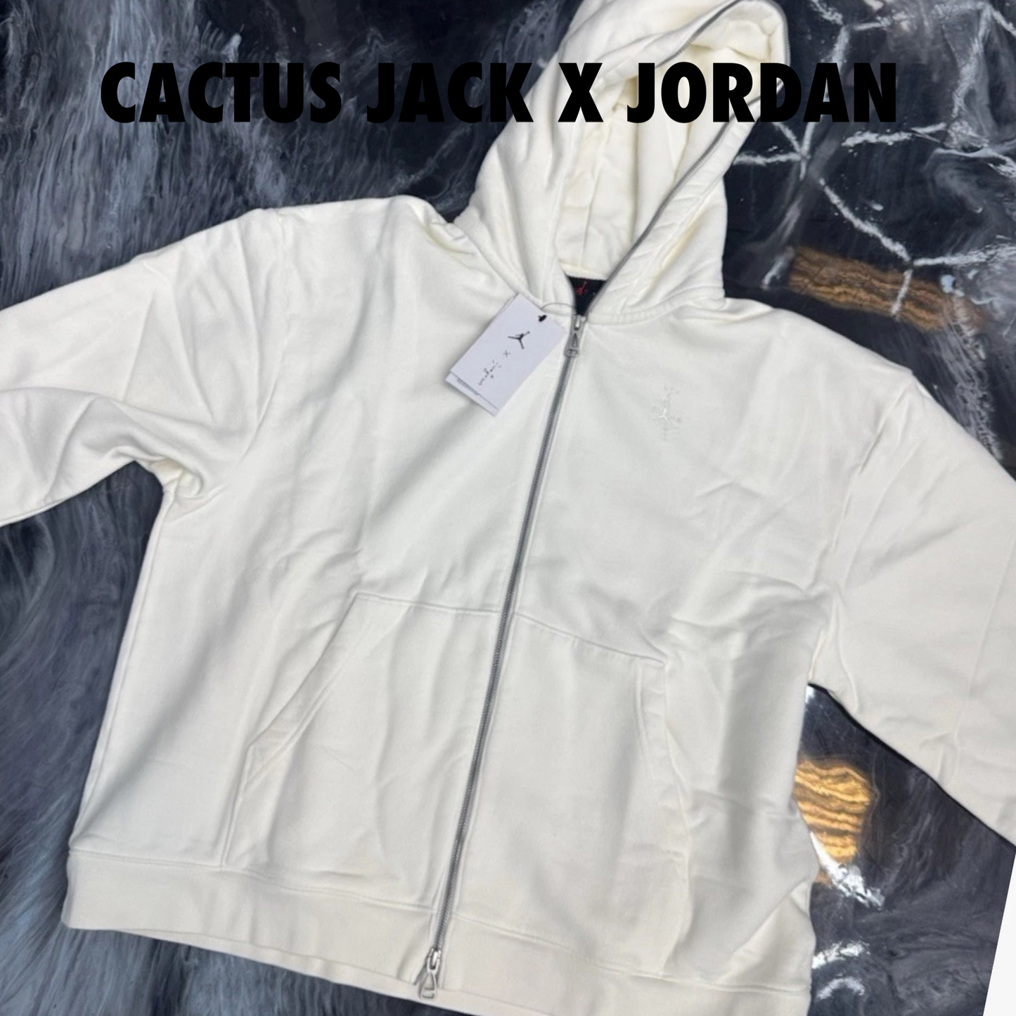 Nike Cactus Jack x Travis scott x Jordan x White Zip Up