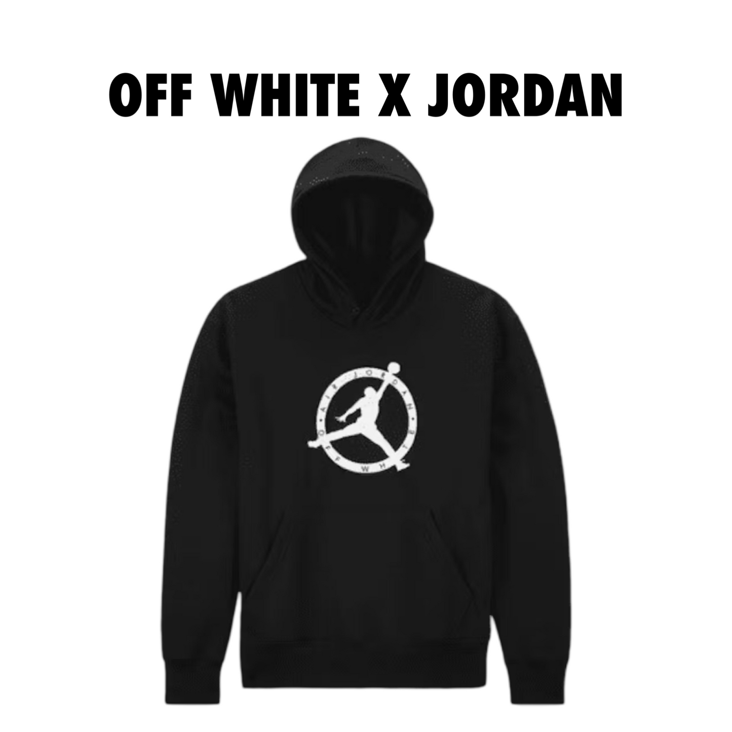 Off-White X Jordan Black Hoodie FW21