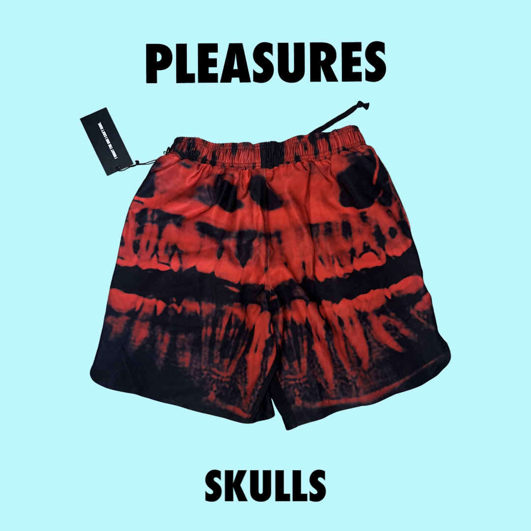 Pleasures Shorts Skulls