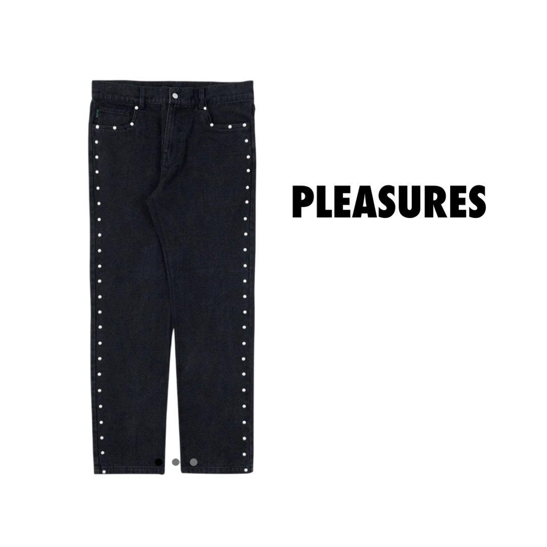 Pleasures Half Shell Pearl Black Denim