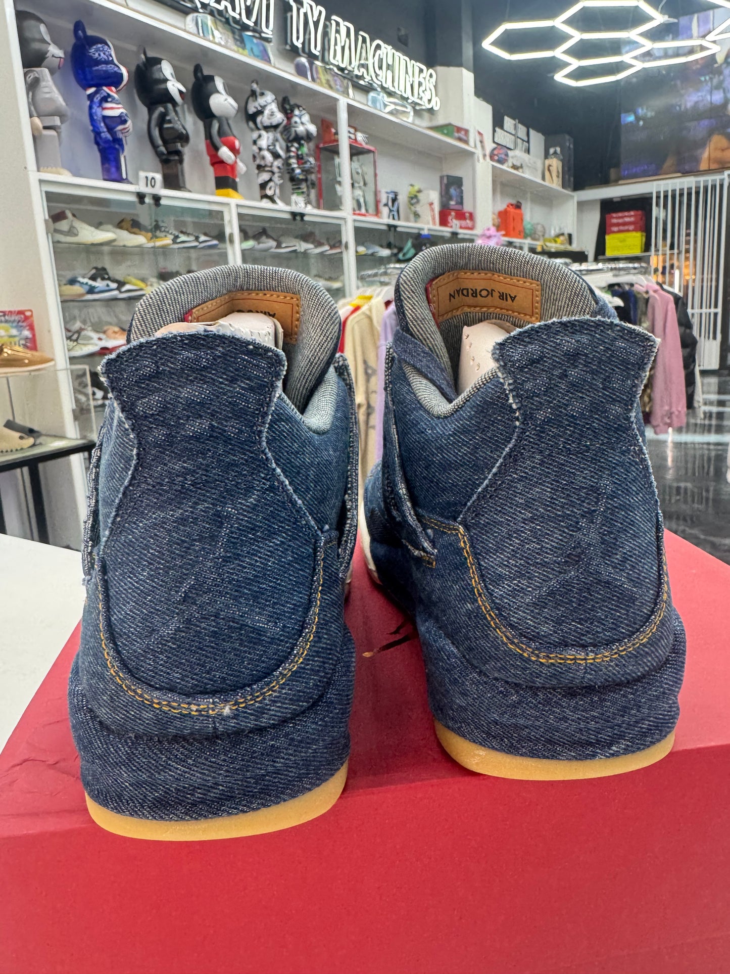 Men’s Air Jordan 4 Retro Levi’s Denim