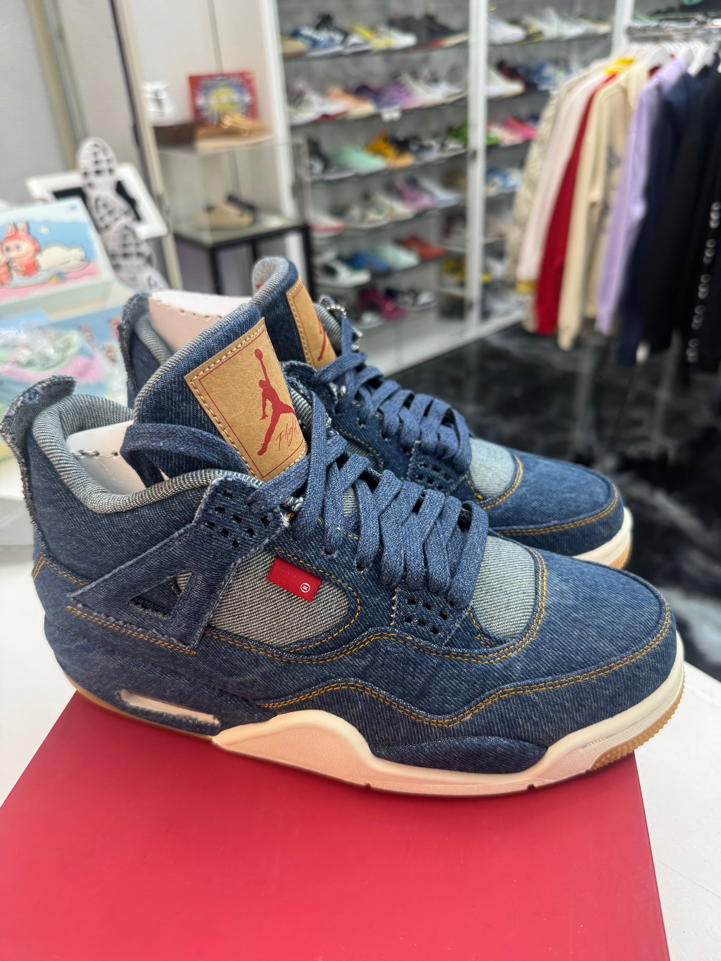 Men’s Air Jordan 4 Retro Levi’s Denim
