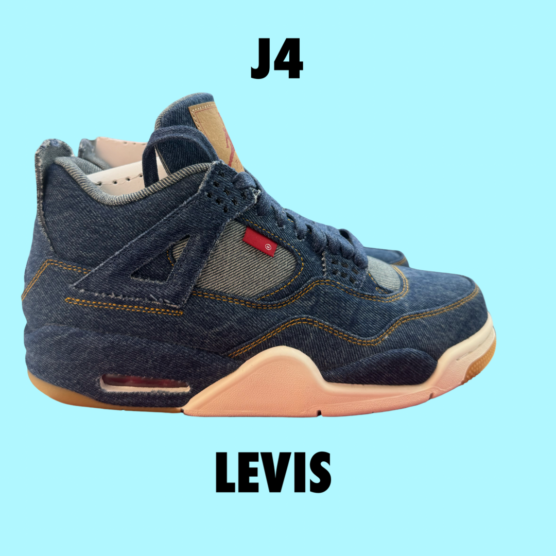 Men’s Air Jordan 4 Retro Levi’s Denim