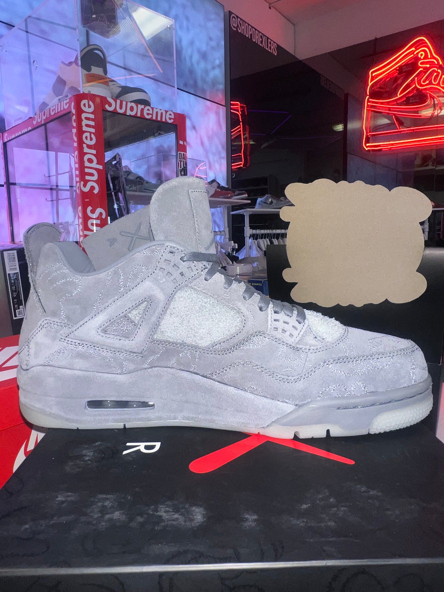 Jordan 4 Kaws Grey Size 10.5