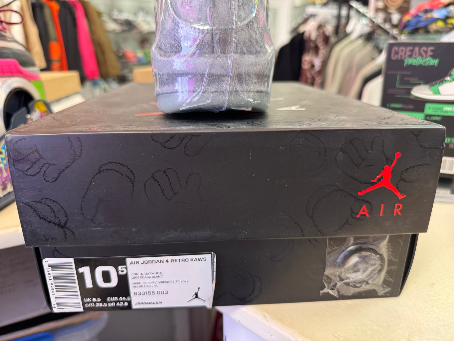 Jordan 4 Kaws Grey Size 10.5