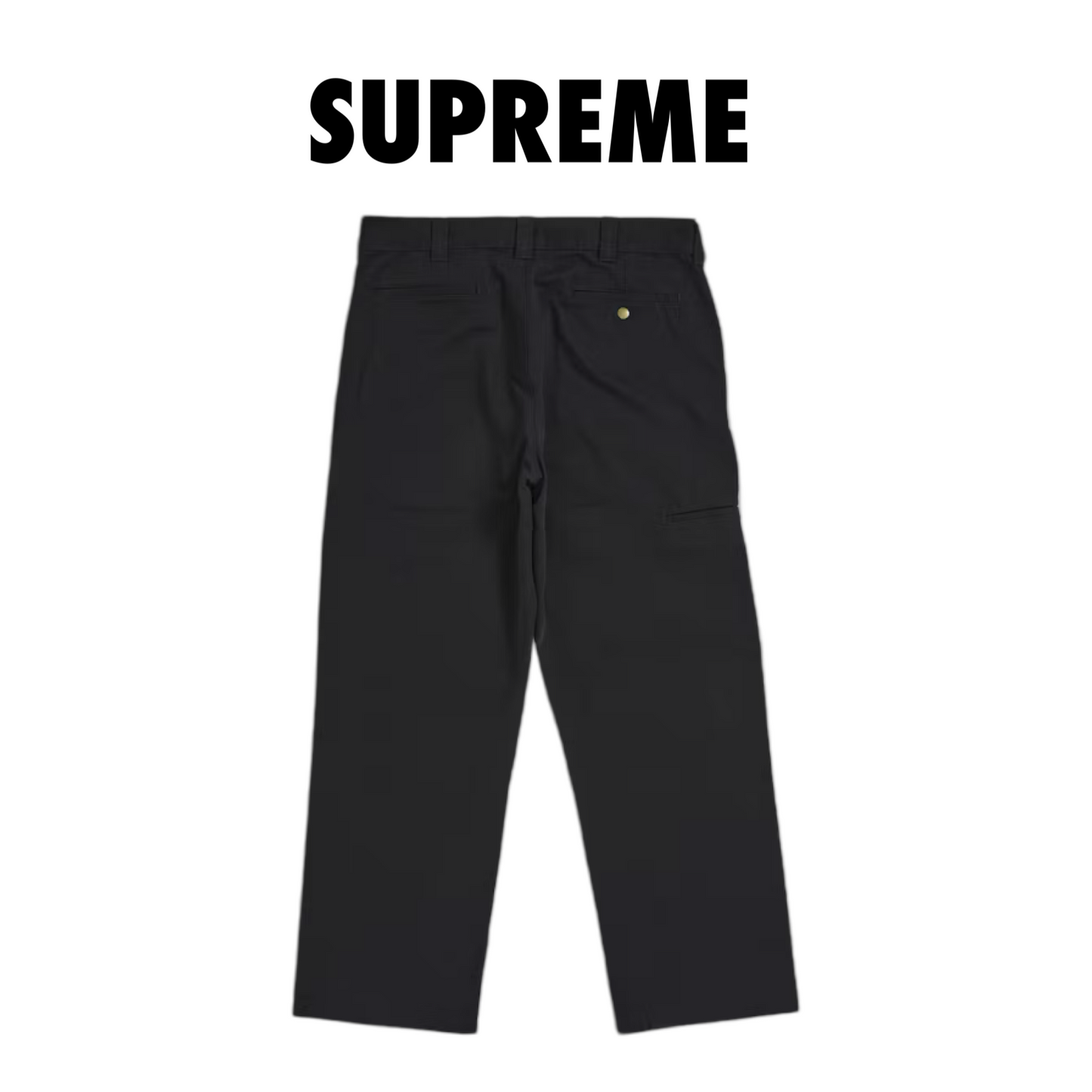 Supreme ANTIHERO Work Pant (FW25) size 34 black