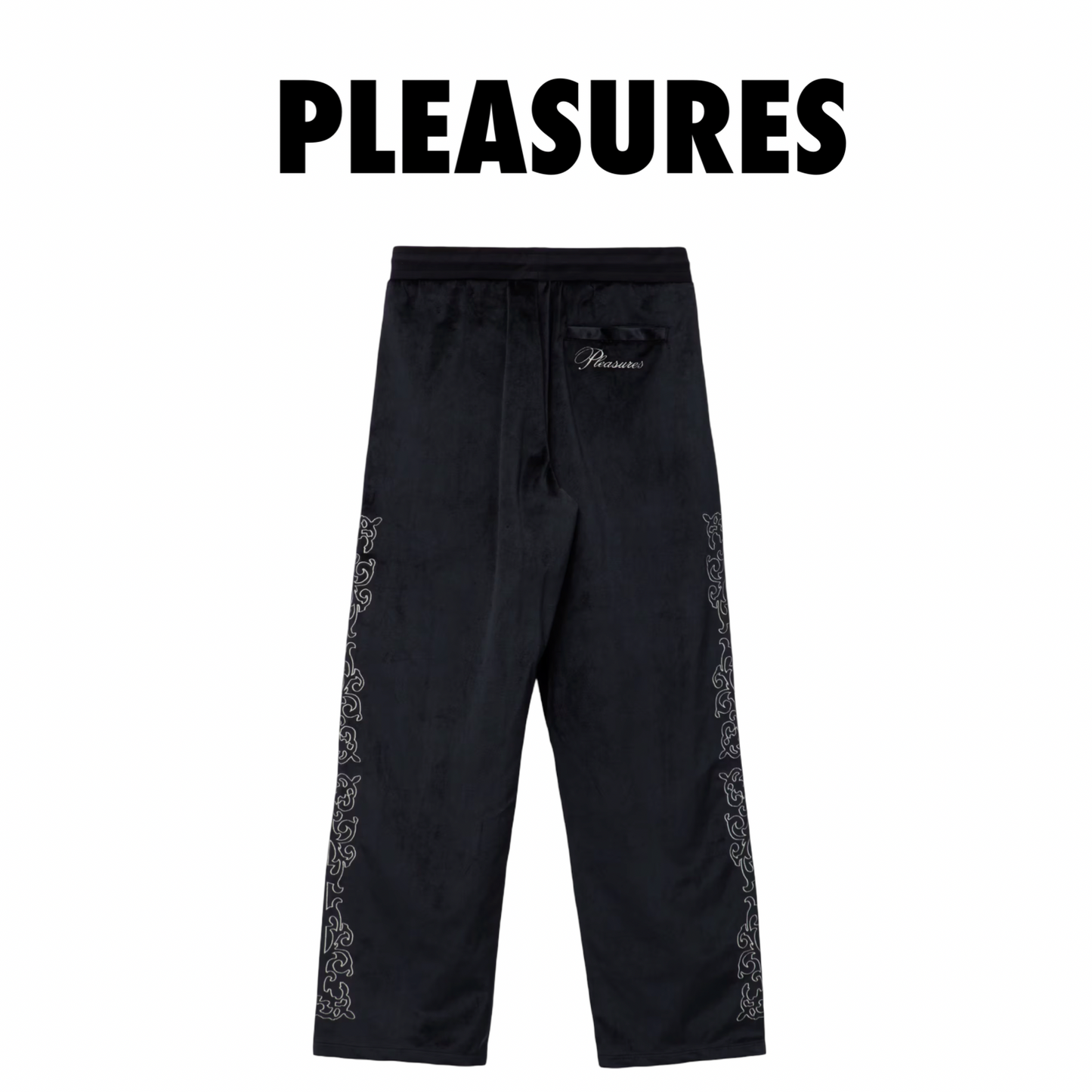 Pleasures UNQUOTE VELOUR TRACK PANTS