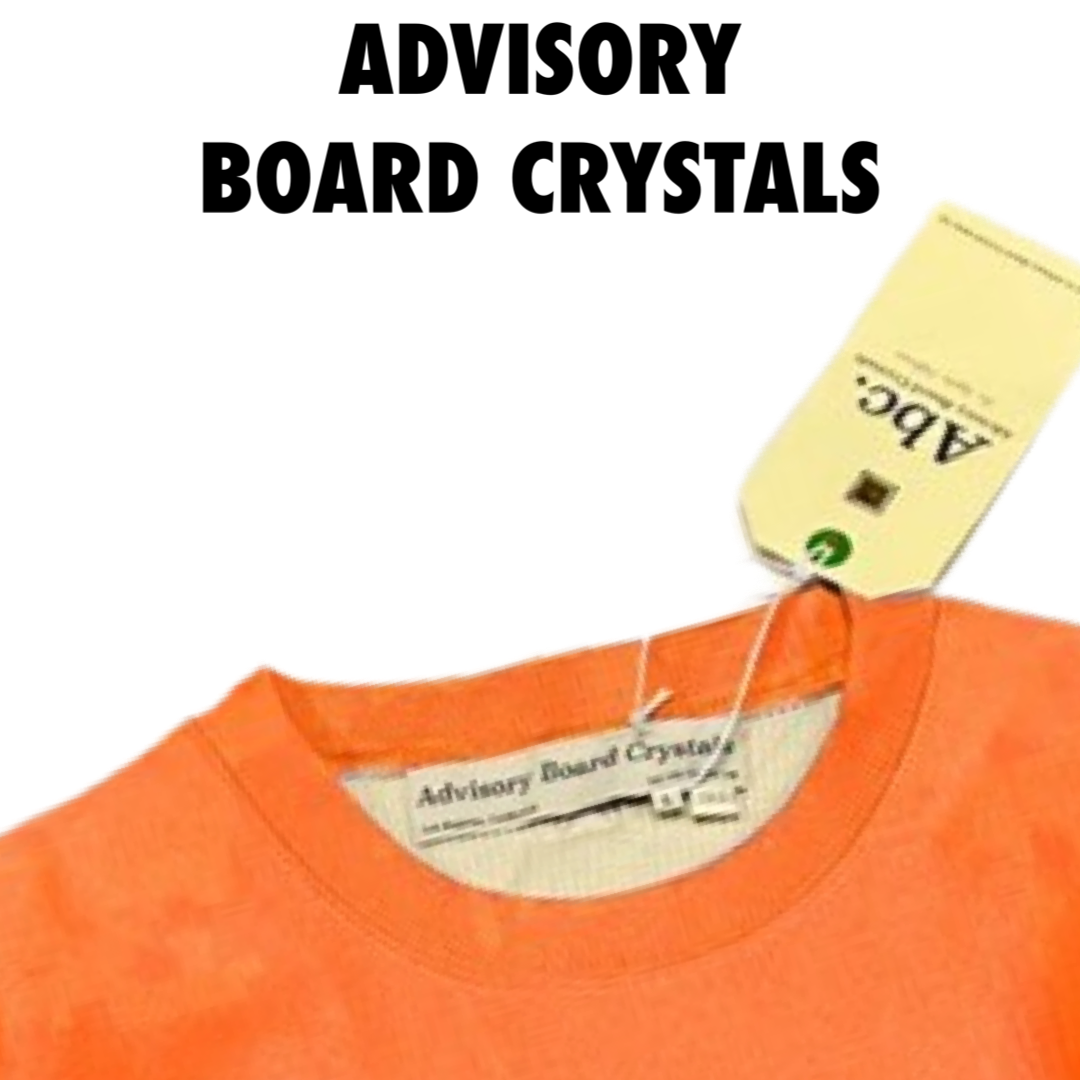 Advisory bord crystals Fleece Crewneck with Waffle Thermal Orang