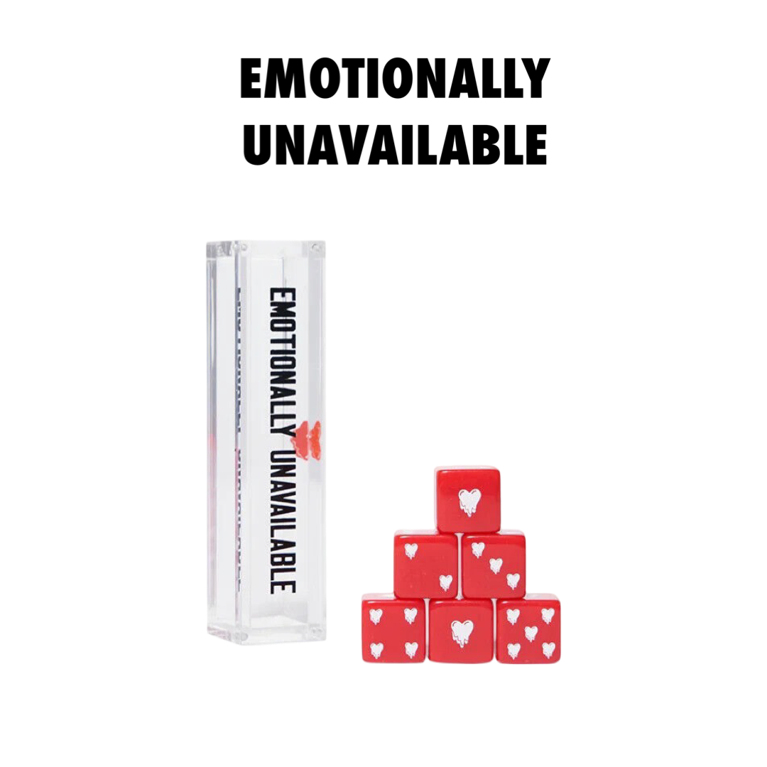 Emotionally Unavailable Dice set