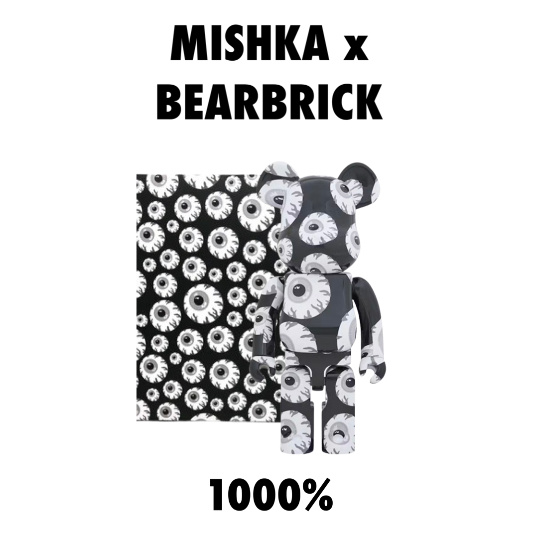 Bearbrick MISHKA 1000% Monochromatic