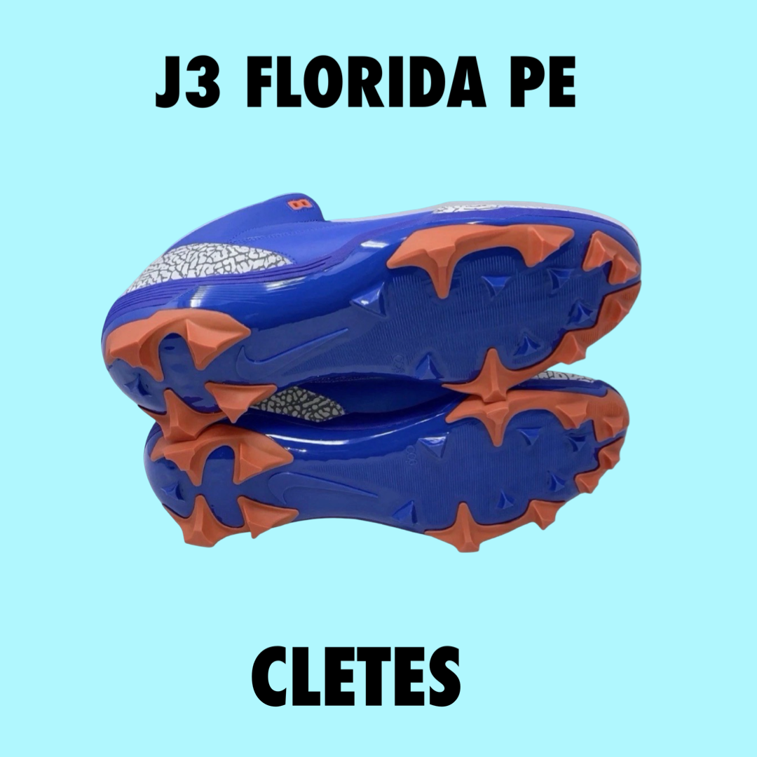 Jordan 3 Florida PE football Cletes
