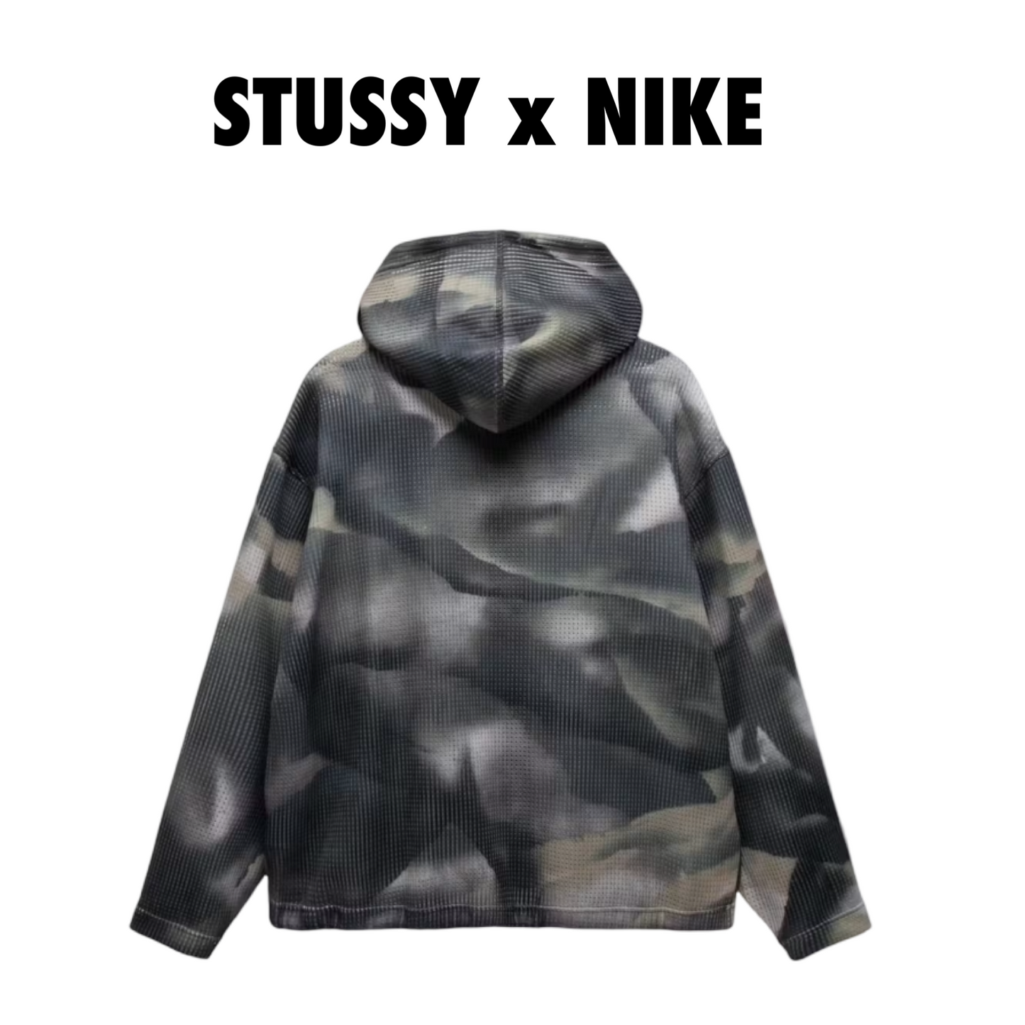 Stussy × Nike Mesh Hoodie multicolor