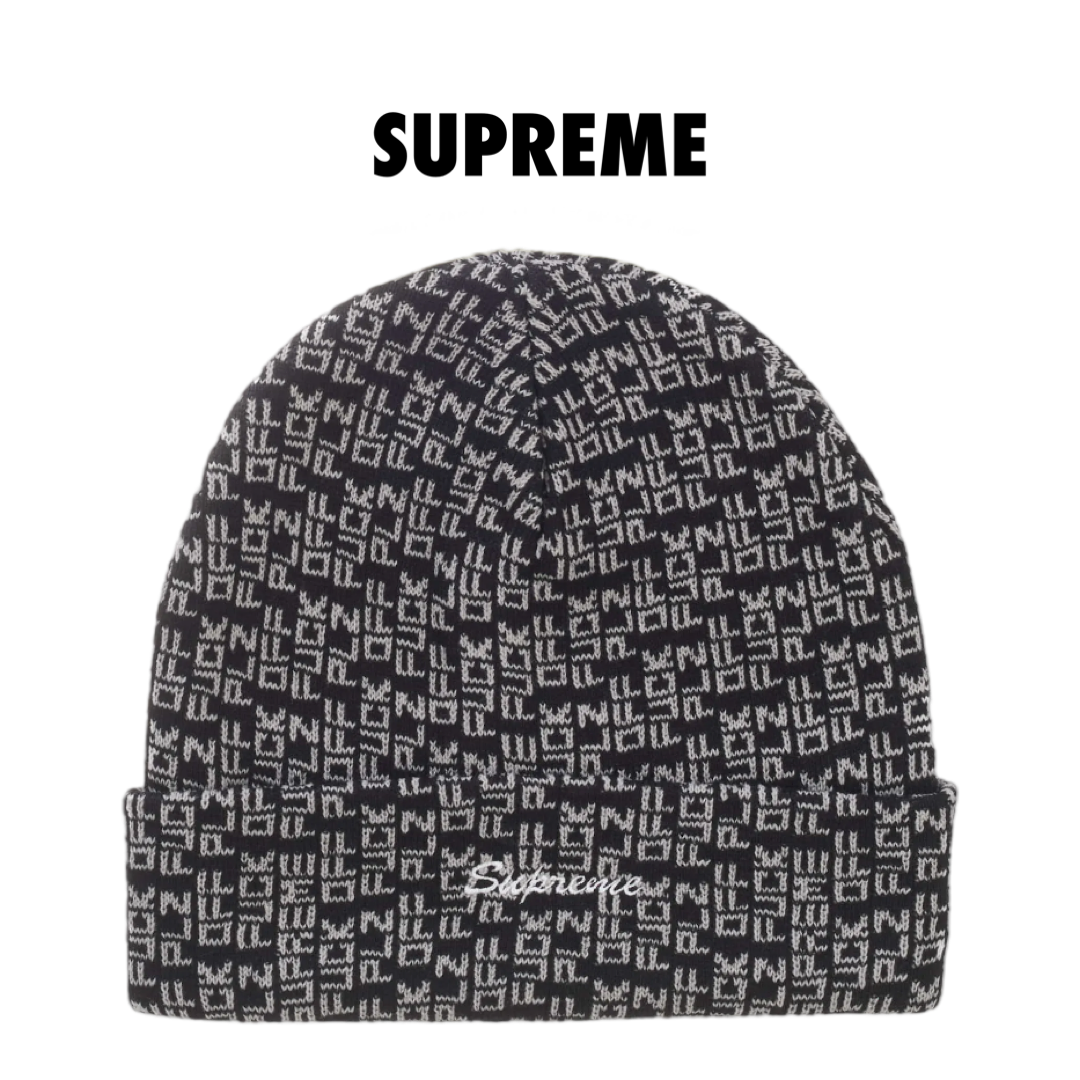 Supreme New Era F#ck Off Beanie black