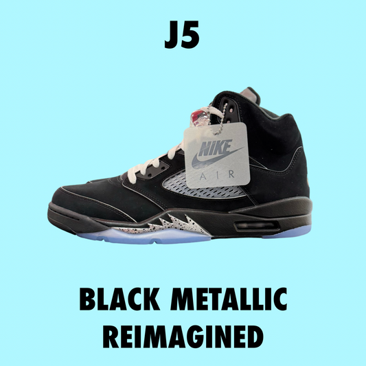 Jordan 5 Retro OG
Black Metallic Reimagined