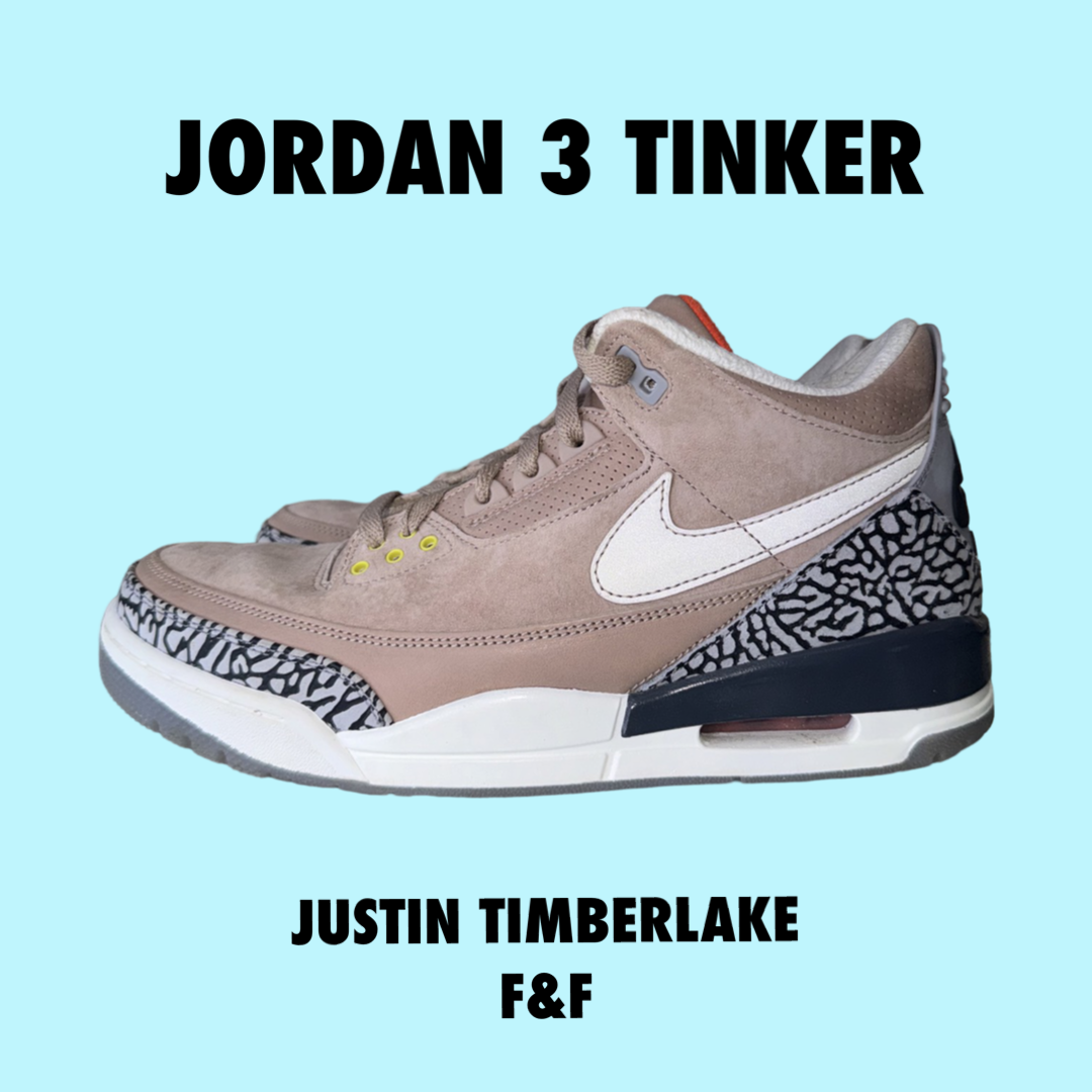 Jordan 3 Tinker JTH Timberlake f f promo sample