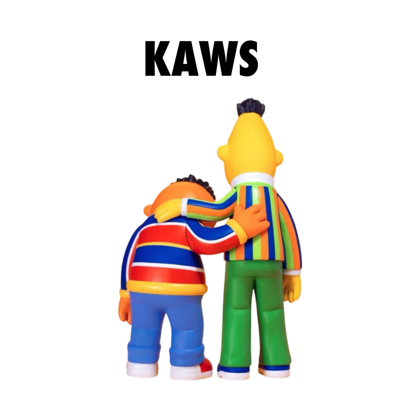 KAWS & Sesame Street Bert & Earnie Vinyl figure