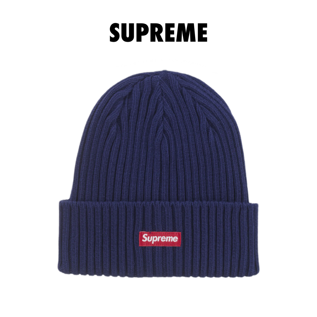 Supreme Overdyed Beanie (SS25) Navy