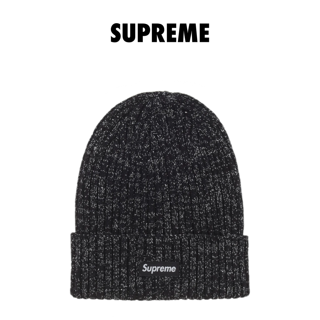Supreme Overdyed Beanie (SS25) Metallic Black