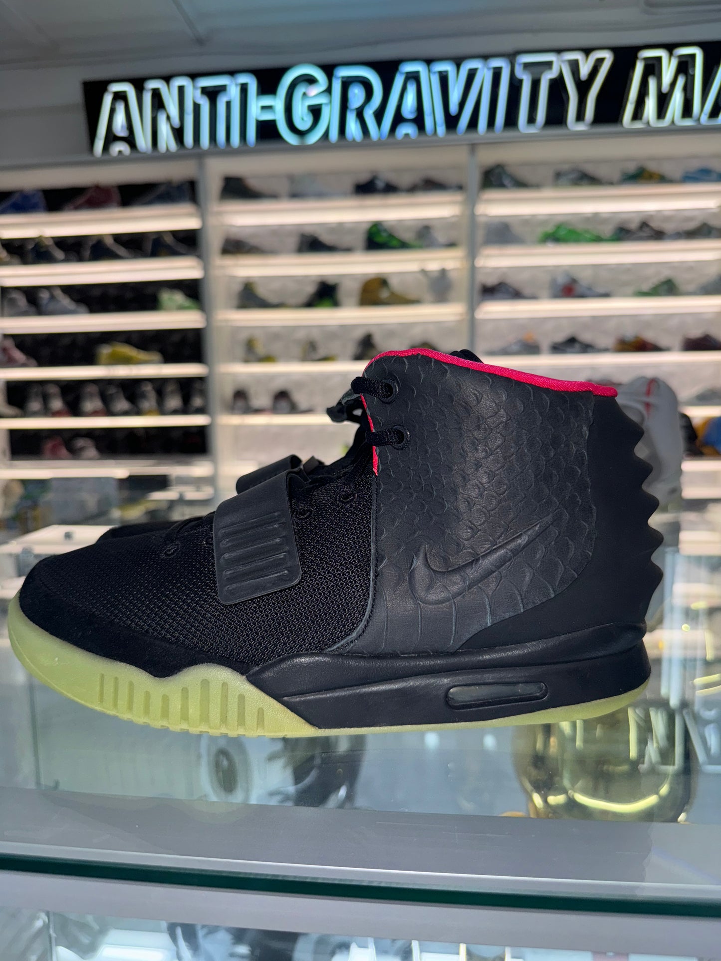 Nike Yeezy 2 Solar Red Worn 10