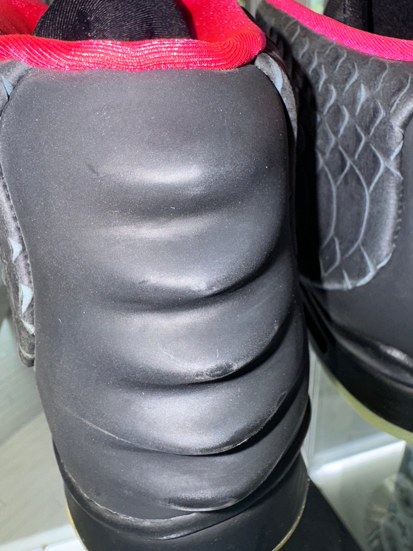 Nike Yeezy 2 Solar Red Worn 10