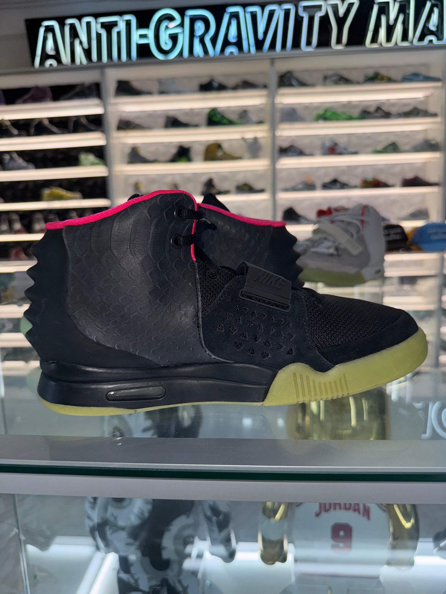 Nike Yeezy 2 Solar Red Worn 10