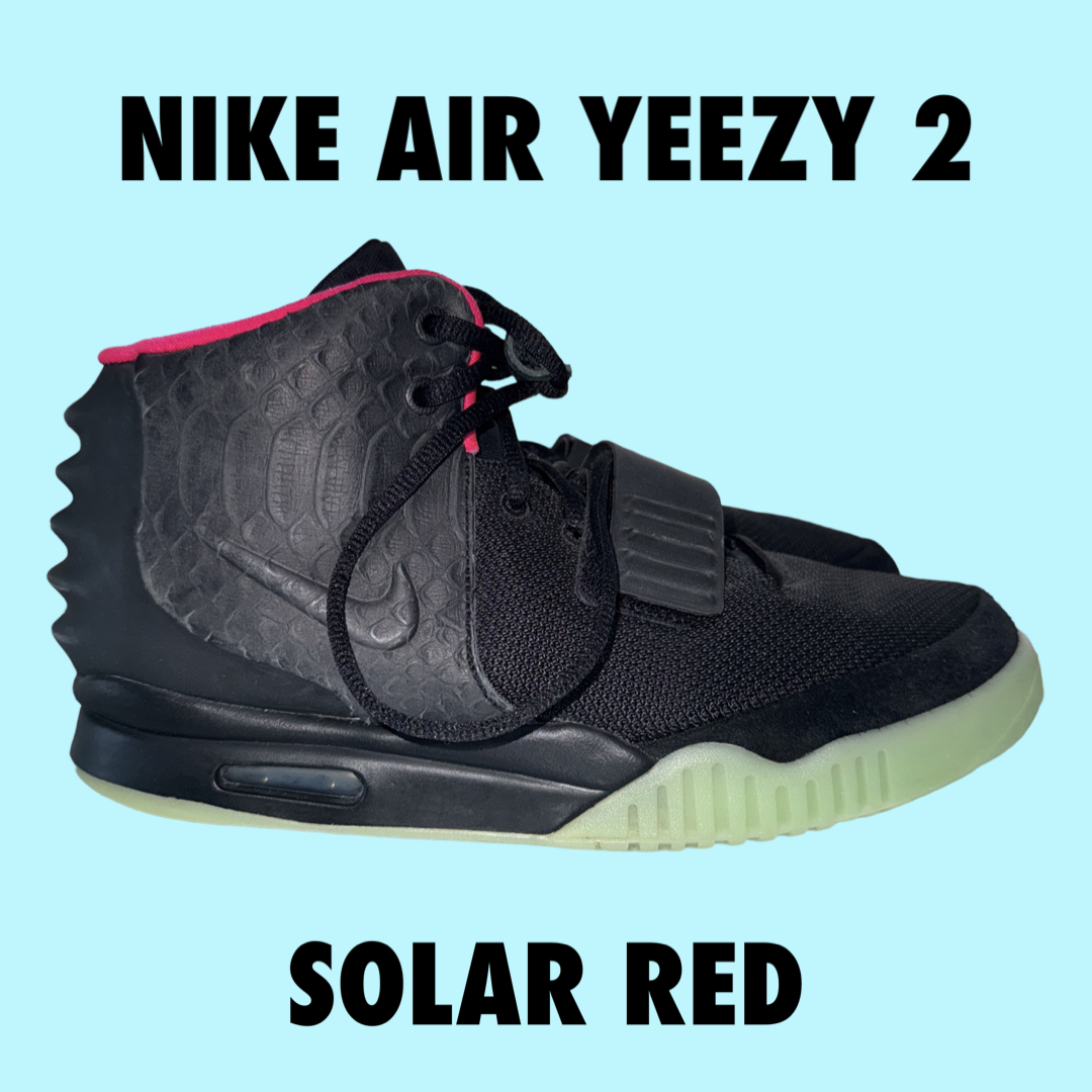 Nike Yeezy 2 Solar Red Worn 10