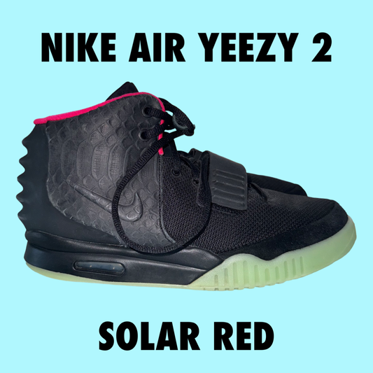 Nike Yeezy 2 Solar Red Worn 10