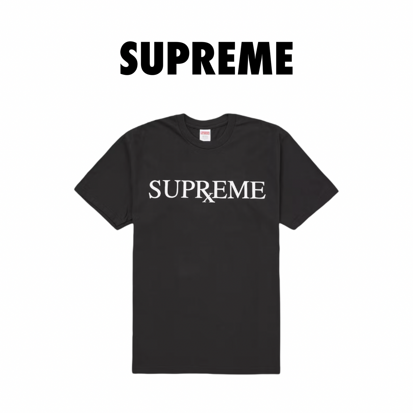 Supreme RX Tee Heather Black