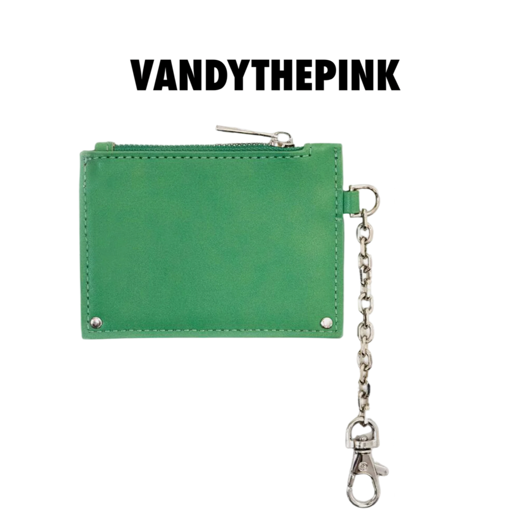 VandythePink Heritage Logo Wallet Keychain vandy green