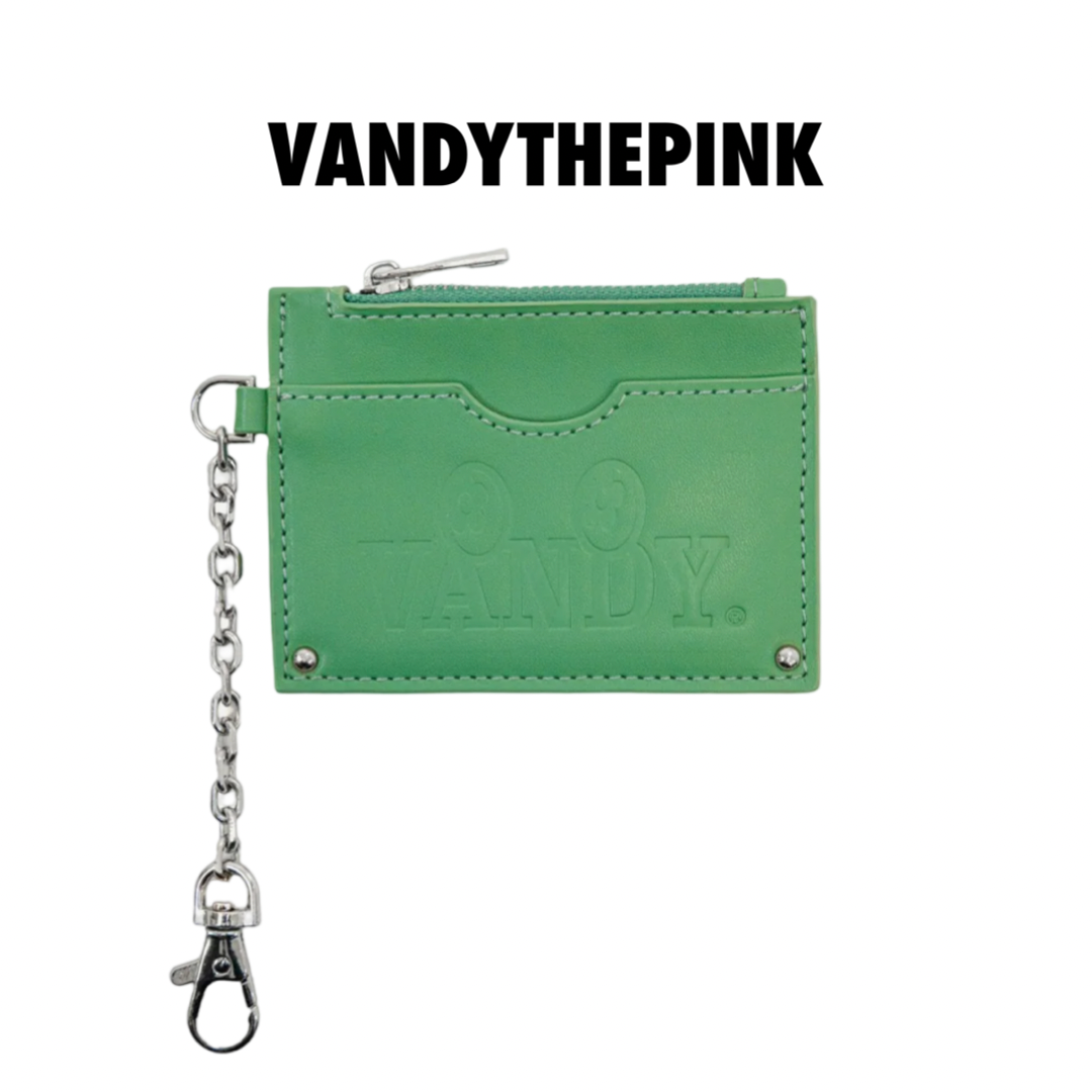 VandythePink Heritage Logo Wallet Keychain vandy green