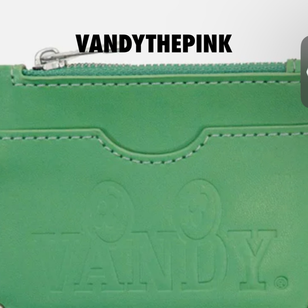 VandythePink Heritage Logo Wallet Keychain vandy green