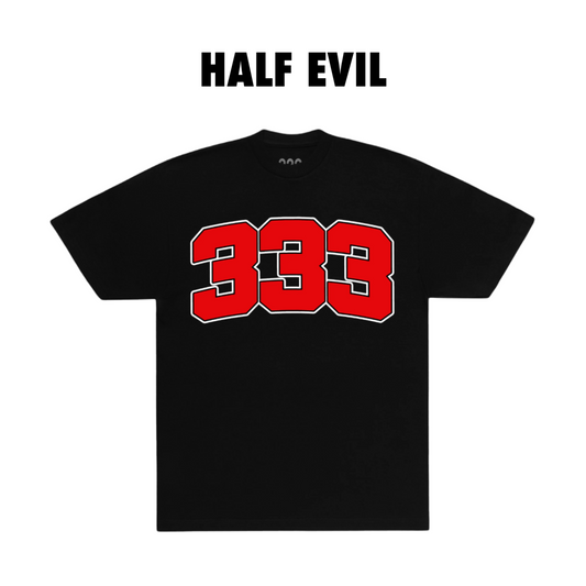 Half Evil Triple Three Black