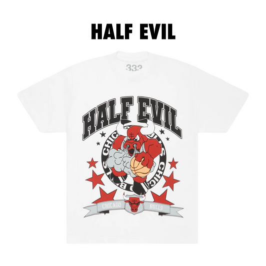 Half Evil Bulls Cartoon Tee