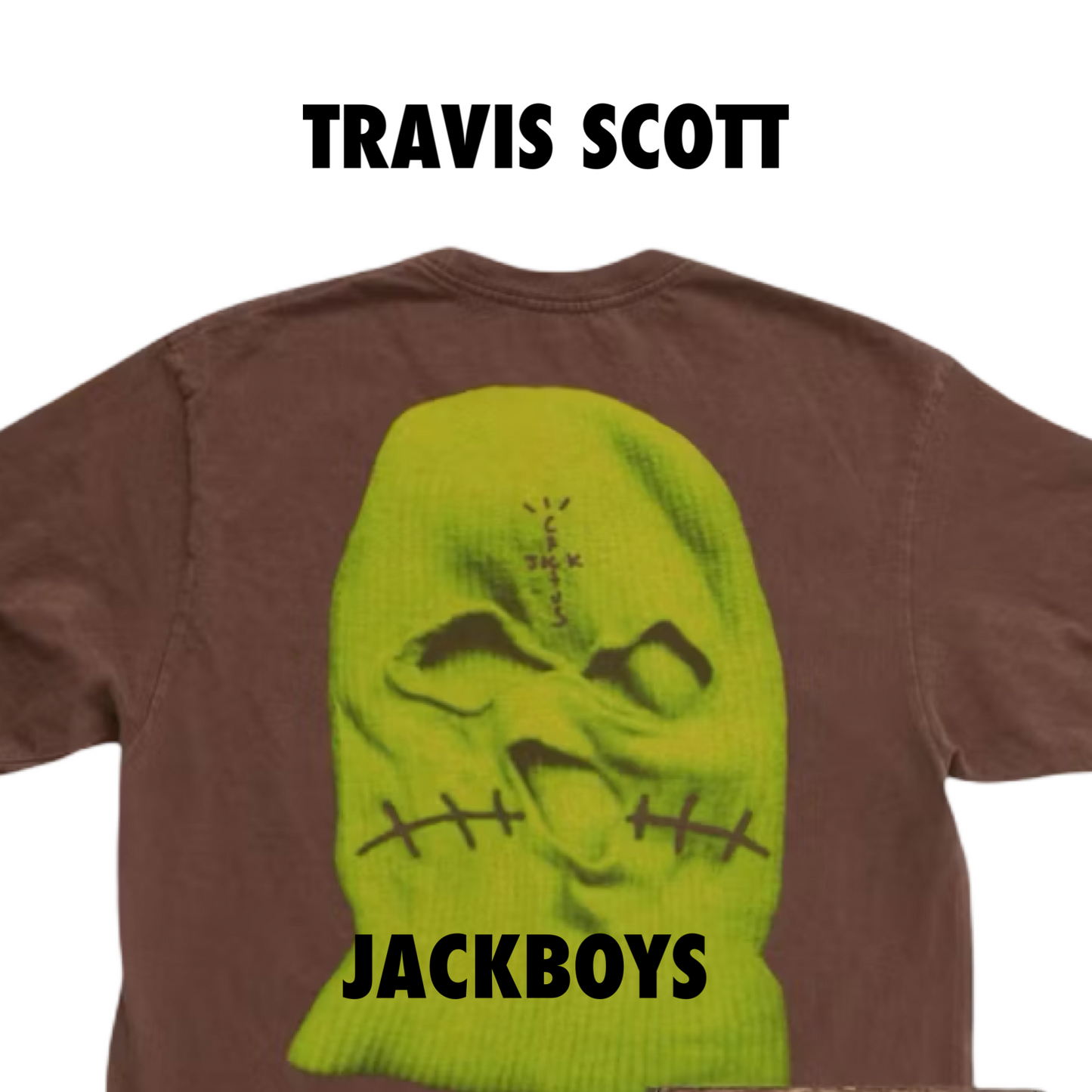 Travis Scott JACKBOYS Green Mask Tee
