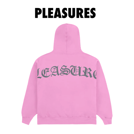 Pleasures NEURAL HOODIE Heather pink