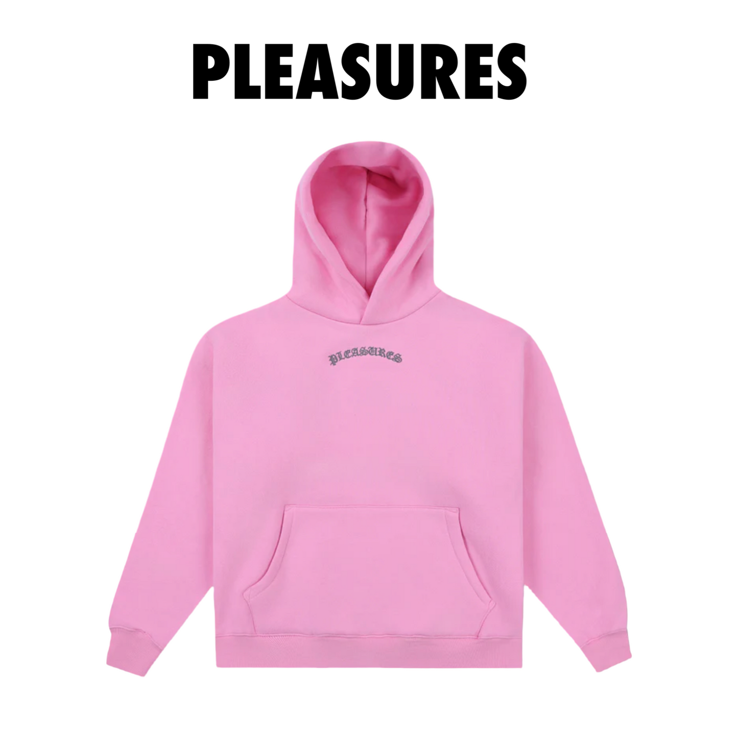 Pleasures NEURAL HOODIE Heather pink