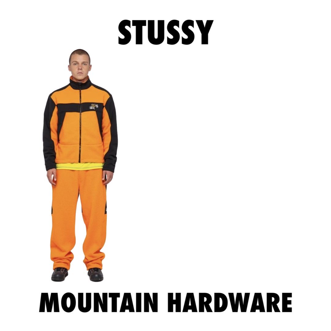 Stussy x Mountain Hardware Fleece jacket zip up