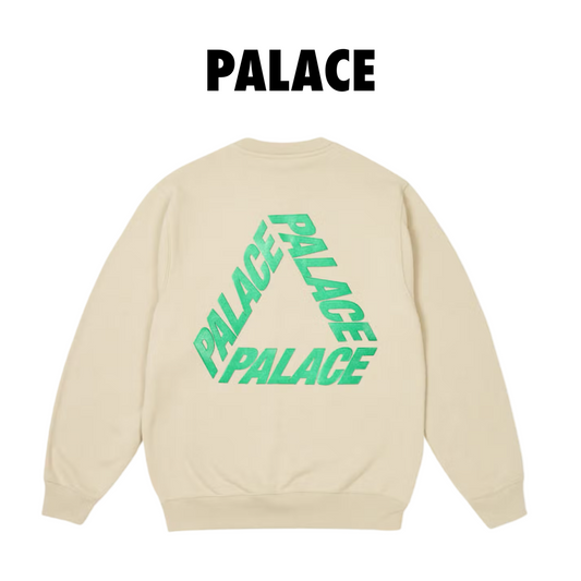 Palace Palace P3 Glitter Crew Stoney Grey