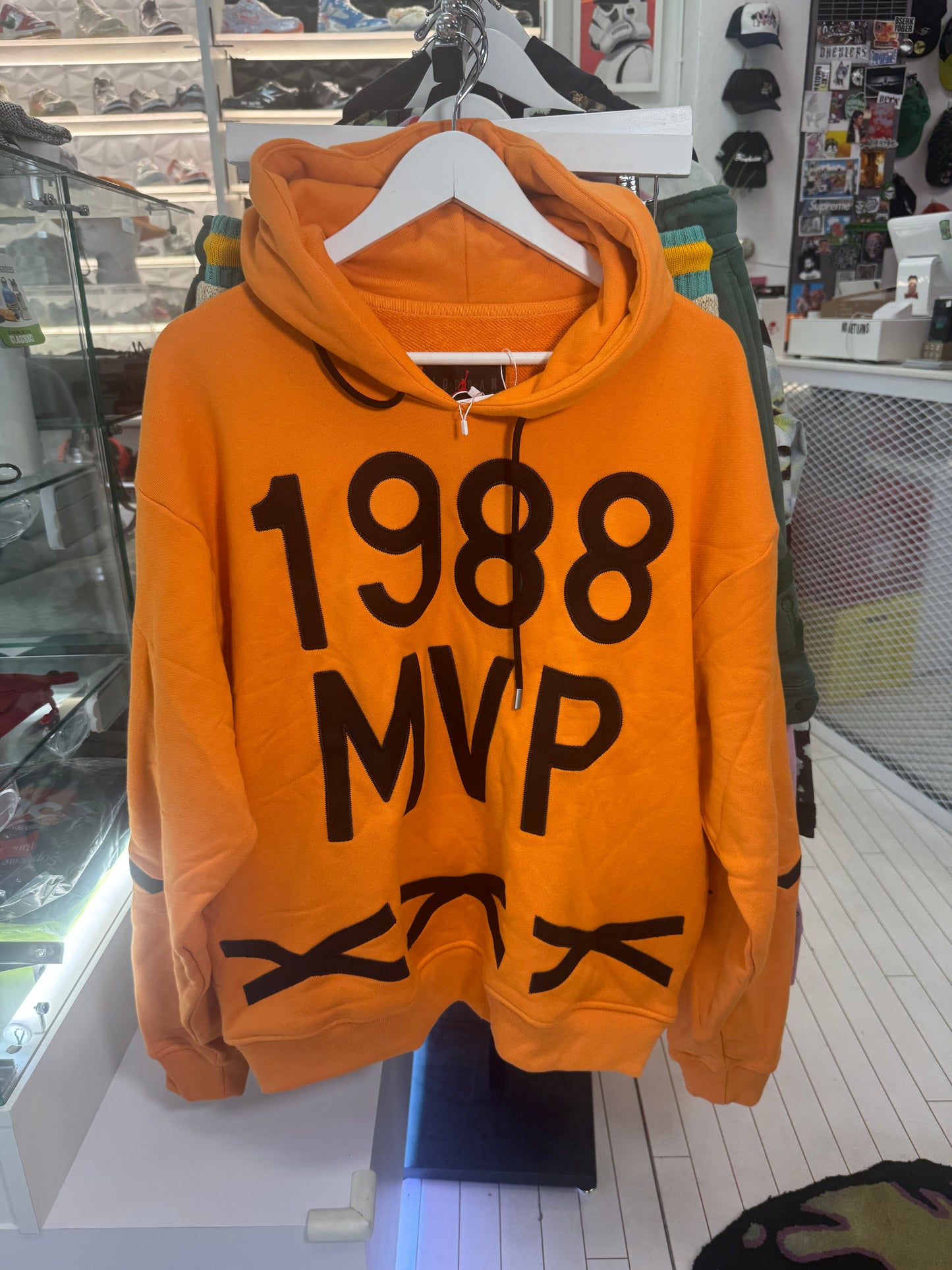 Jordan x Nina Chanel Abney Fleece Hoodie Alpha Orange