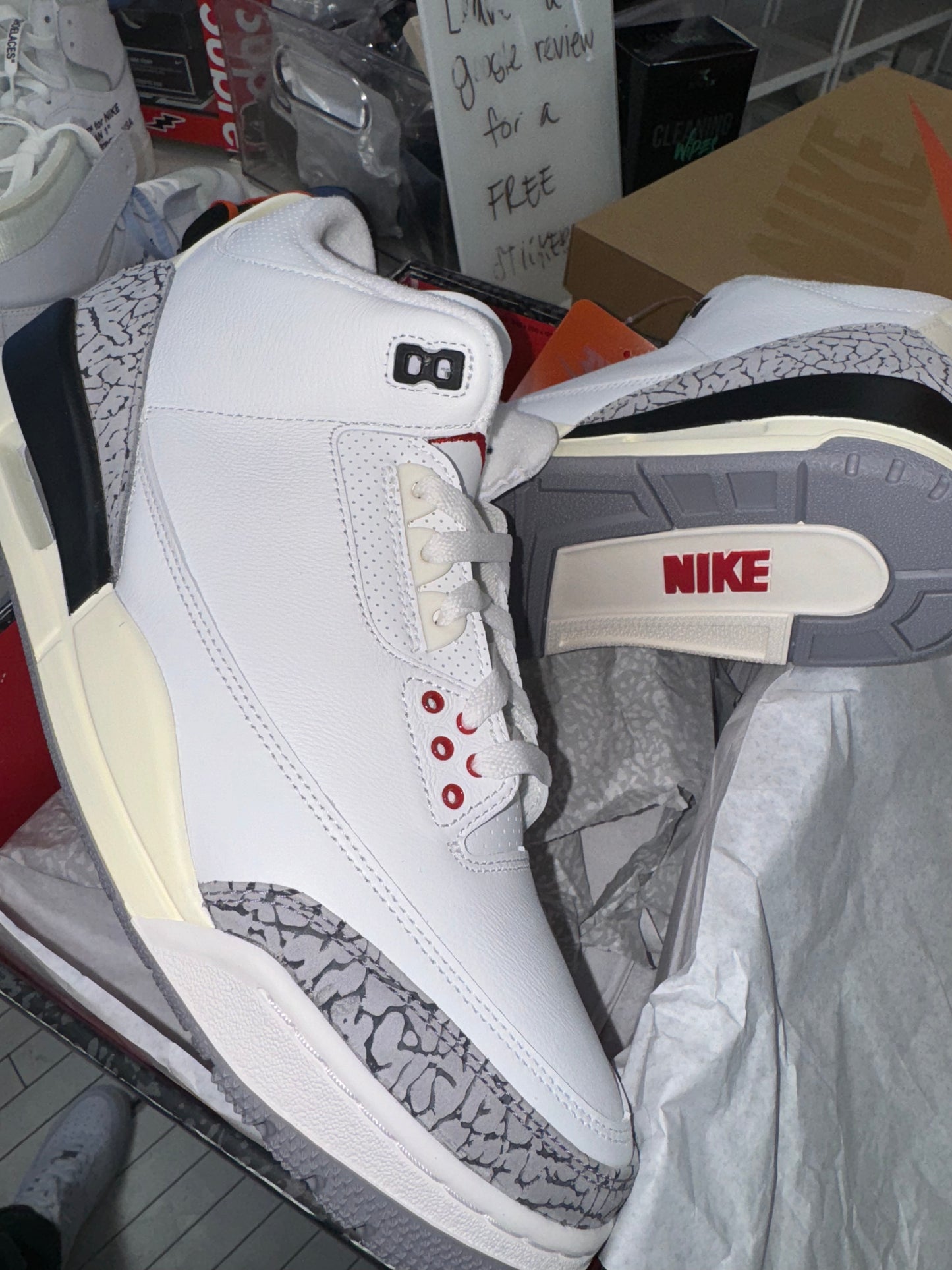 Jordan 3 Reimagined White Cement 2023