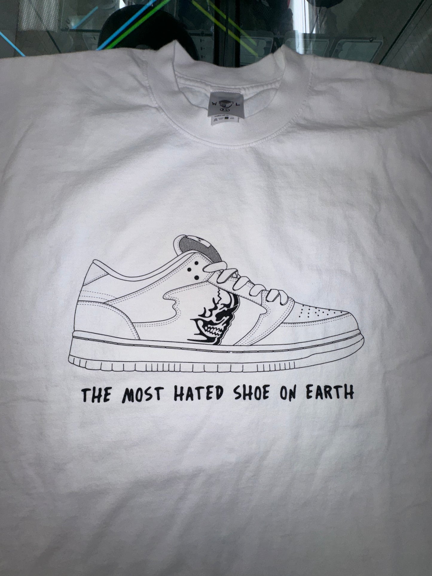 Warren Lotas Most Hated Shoe on Earth Tee White f&f