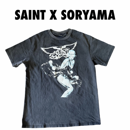 Saint Michael X Sorayama Silver Surfer Tee Black