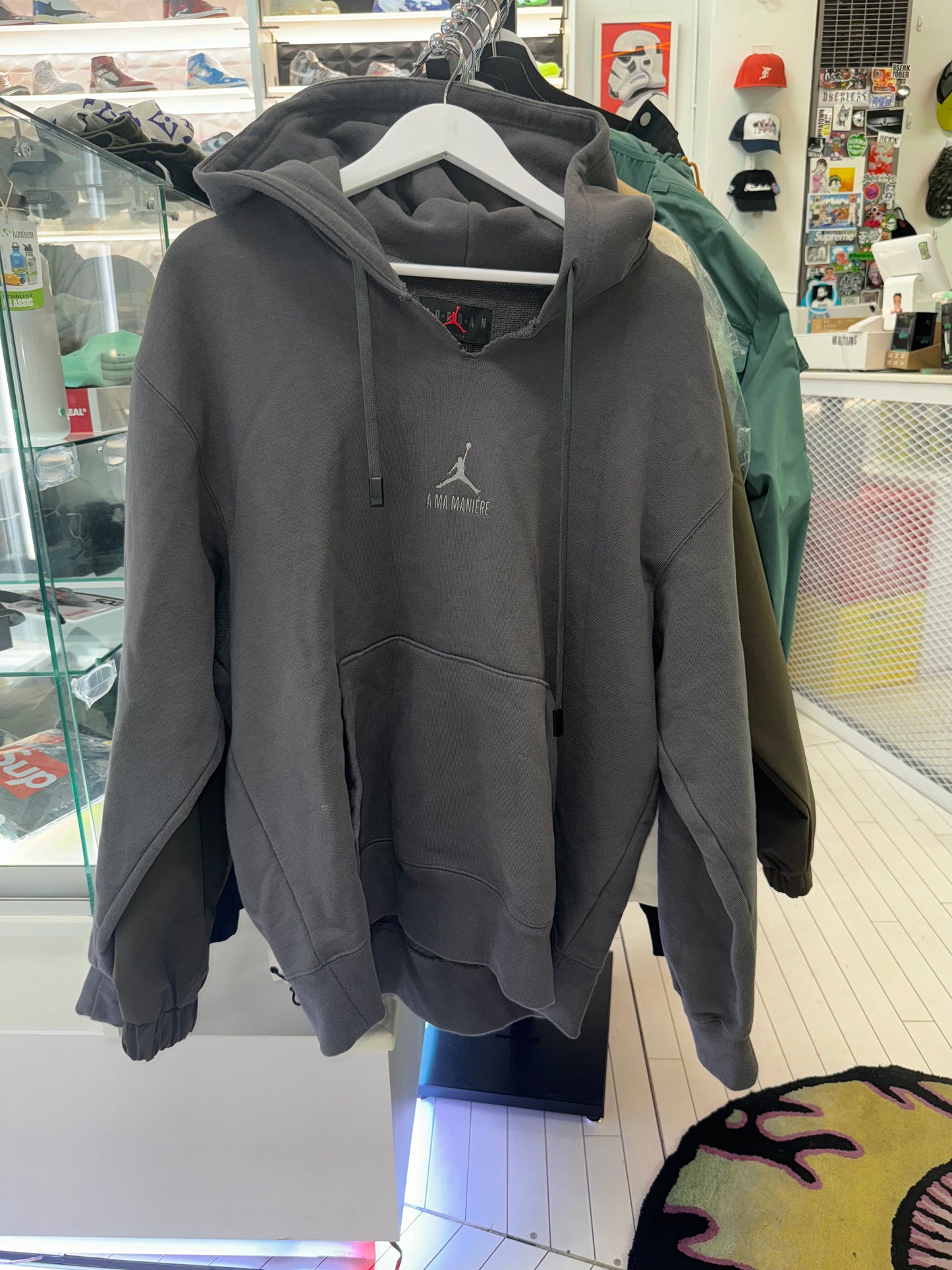 Jordan x A Ma Maniere Hoodie Grey