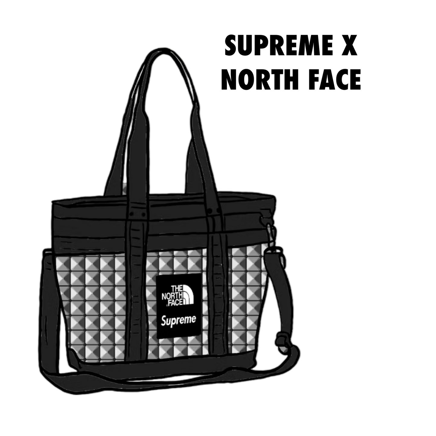 Supreme The North Face Studded Explore Utility Tote Black